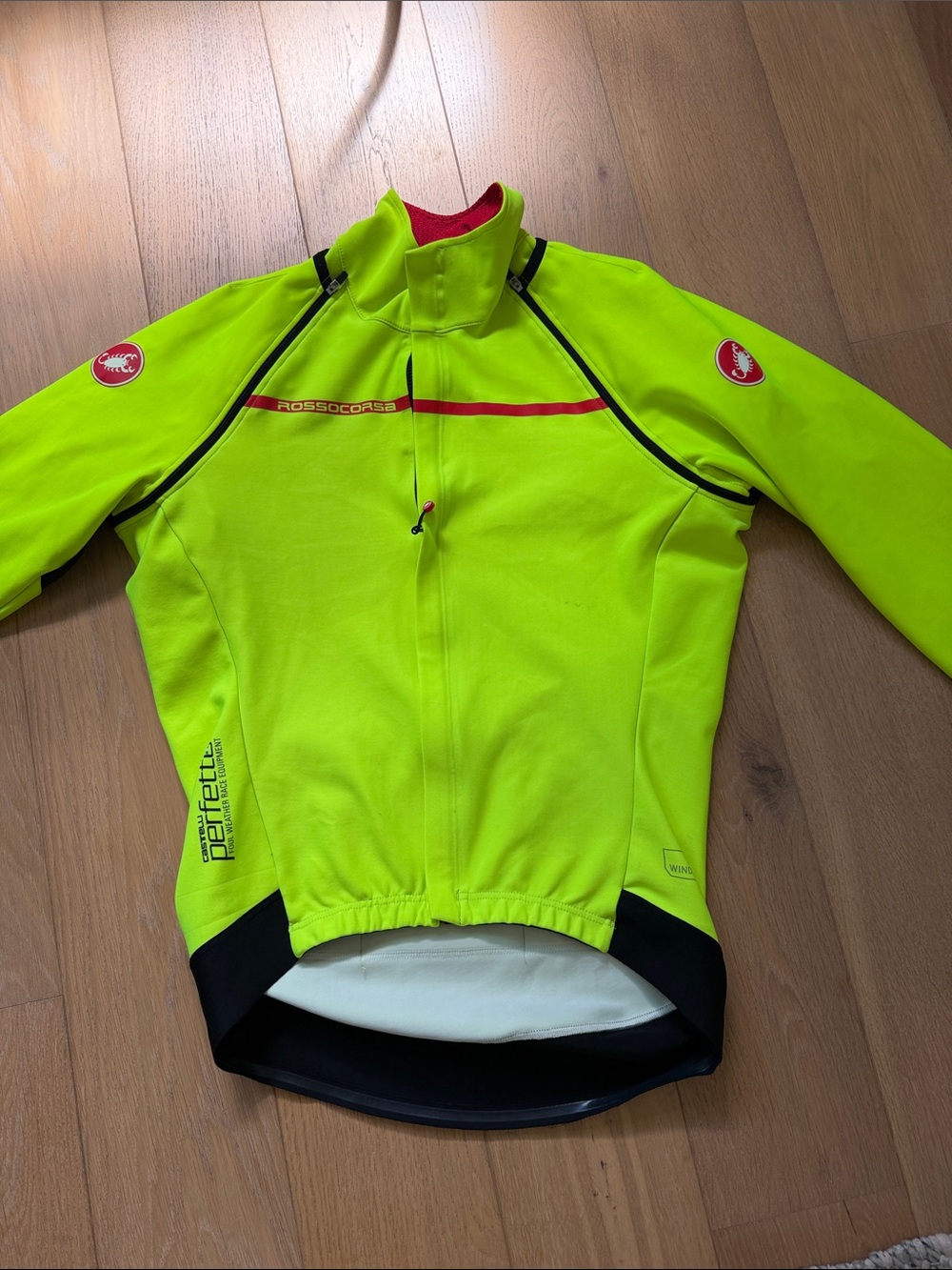 Castelli High-Visibility Yellow Men's Cycling Jersey